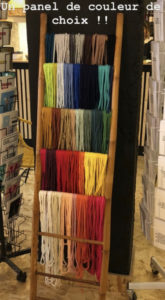 Panel de couleur fil de coton
